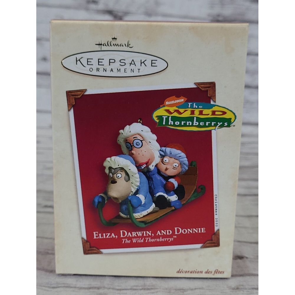 Hallmark Keepsake‎ Ornament The Wild Thornberrys Eliza Darwin and Donnie 2002